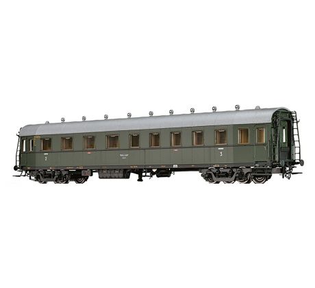 45321 - 4. osý rychlíkový vůz BC4Ü-30 DRB, ex PKP, provozní č. 250 364 Psn