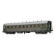 45321 - 4. osý rychlíkový vůz BC4Ü-30 DRB, ex PKP, provozní č. 250 364 Psn