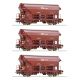 6600078 - Set tří samovýsypných vozů Tdns ČD Cargo