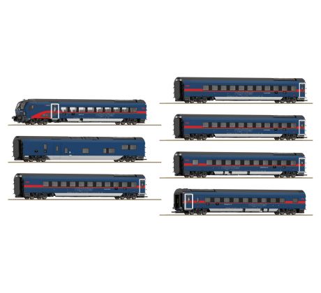 5500004 - 7. dílná souprava netrakční jednotky NIghtJet ÖBB