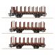 6600041 - Třívozový set klanicových vozů R „Stuttgart“ DRG