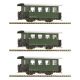 6240001 - Třívozový set osobních úzkorozchodných vozů Bi ÖBB