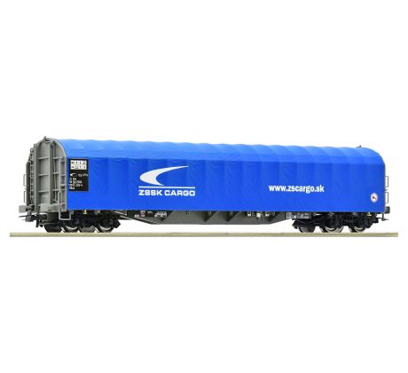 6600050 - 4. osý plošinový vůz s plachtou Rils ZSSK Cargo