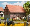 1506 - Stodola s malou stájí, (4boký statek) - stavebnice