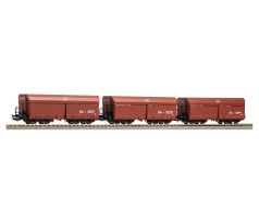 28300 - 3. vozový set samovýsypných vozů Fad6770 BKK Dresden DR, epocha IV