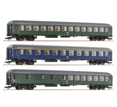 6200051 - Třívozová souprava rychlíku D 377 DB „Hispania-Express“, set č. 1