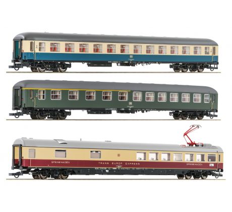 620005 - Třívozová souprava rychlíku D 377 DB „Hispania-Express“, set č. 2