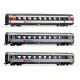 74022 - Třívozová souprava rychlíku EuroCity č. 7, SBB, set č. 1