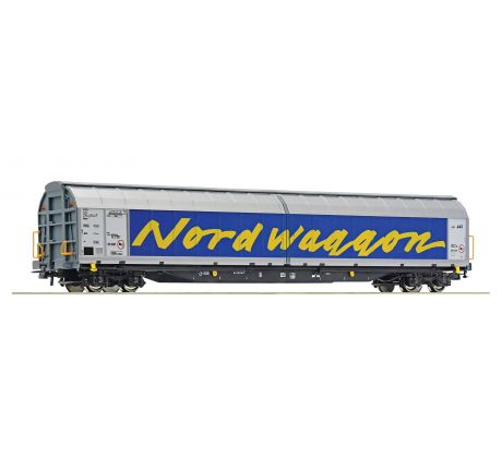 67318 - 4. osý uzavřený vůz s posuvnými bočnicemi Habbins 'Nordwaggon' der SJ