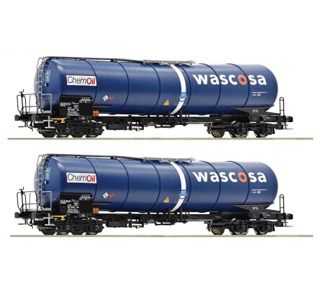 77046 - Set 4. osých kotlových vozů Zacns ChemOil Logistics