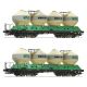77006 - 2-dílný set vozů na přepravu cementu Uacs 451.1 ZSSK „Ekocell‟