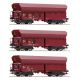 77033 - Třívozový set samovýsypných vozů Fals CH-Holcim