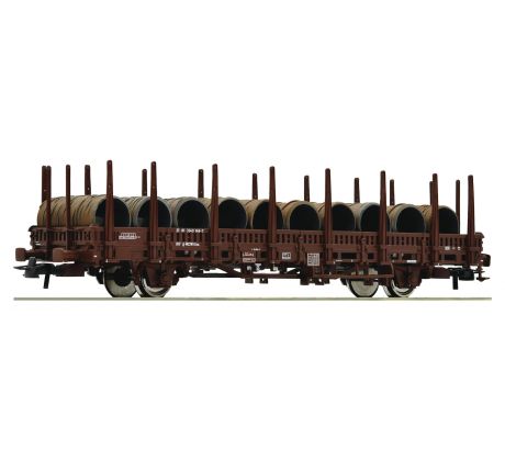 76997 - 2 osý plošinový vůz s klanicemi Kbs A-RCS (Rail Cargo Wagon)