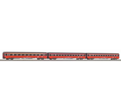 58225 - třídílný set IC vozů Eurofima ÖBB, epocha IV