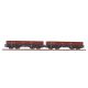 58261 - Set dvou 4. osých nízkostěných gondol typ 401Zb Eamos PKP