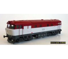 478101A - Motorová lokomotiva T 478.1001 ČSD, původní nátěr