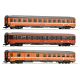 74043 - Třívozový set rychlíkových vozů Eurofima Eurocity 60 „Maria Theresia“