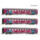 6200025 - Set rychlíkových vozů typu Corail typu VTU B11tu SNCF, souprava č. 2