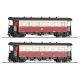 03995 - Set úzkorozchodných osobních vozů KB4i DR