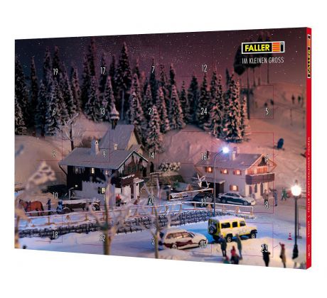 190029 - Adventní kalendář s 24. figurkami H0