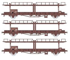 97165 - Set tří vozů vůz Npp/Leks ČD Škoda a.a.s