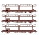 97160 - Set tří vozů vůz Npp/Leks - ČSD Škoda a.a.s.