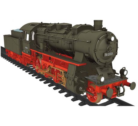 30003 - Parní lokomotiva BR 56.2001 DR, DCC, zvuk, kouř