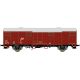 EX23042 - Dvoudílný set 2-osých krytých vozů Gbgs/Zts ČD