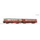 7710013 - Motorový vůz řady 174 001 s přípojným vozem DR, DCC, zvuk