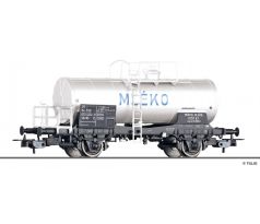 77070 - 2-osý kotlový vůz Uh/Rh "Mléko" ČSD