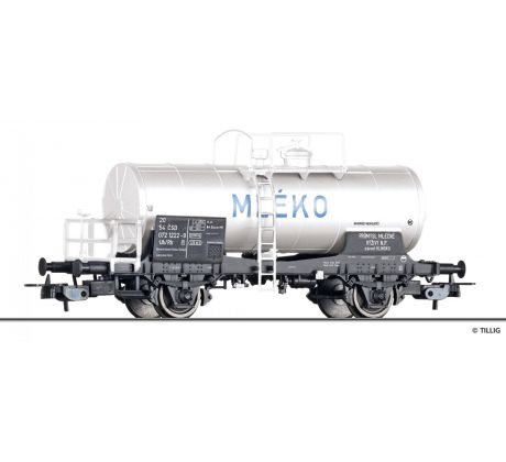 77070 - 2-osý kotlový vůz Uh/Rh "Mléko" ČSD