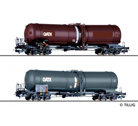 70069 - Set 4-osých kotlových vozů Zans GATX