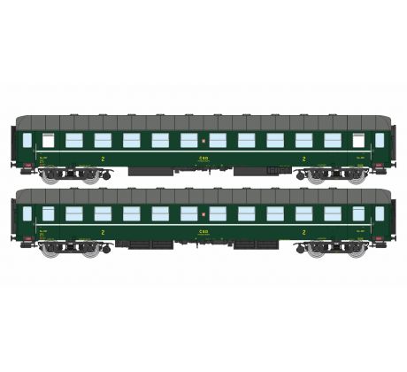 97110065 - 4. osý lehátkový vůz Bac 4917 ČSD, dom. stanice Praha