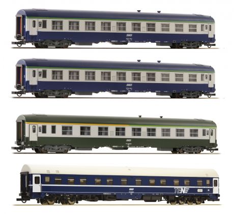 6200080 - „Arlberg-Express“ se čtyřmi rychlíkovými vozy SNCF - set 4
