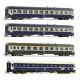 6200080 - „Arlberg-Express“ se čtyřmi rychlíkovými vozy SNCF - set 4