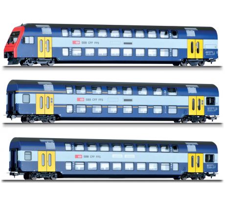 70065 - Souprava osobního patrového vlaku s řídícím vozem SBB-CFF