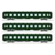 VB-405 - Ser tří 4-osých lehátkových vozů 2. třídy DEV AO B9c9 SNCF