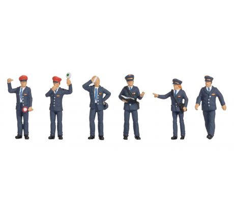 15263 - Set šesti figurek - železniční personál ČD