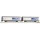 28309 - Set 2. osých uzavřených vozů s posuvnými bočnicemi Hbbillnss SBB Cargo/Railcare