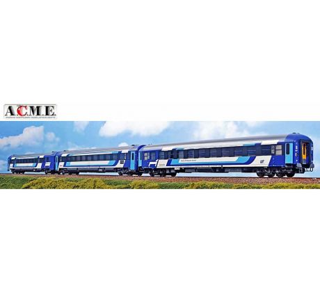 55338 - 3. dílný set vozů Euronight 50462 MÁV Start - Set A