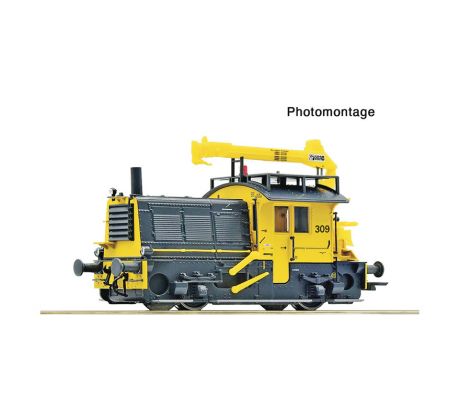 7310080 - Motorová lokomotiva 309 NS „Sik“ s jeřábem, DCC, zvuk