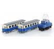 H43106 - Bavorská horská dráha Zugspitzbahn - elektrická lokomotiva se 2 osobními vozy