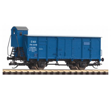 47768 - 2. osý zavřený vůz SPVp 53798 ČSD Elektrizace železnic, s budkou