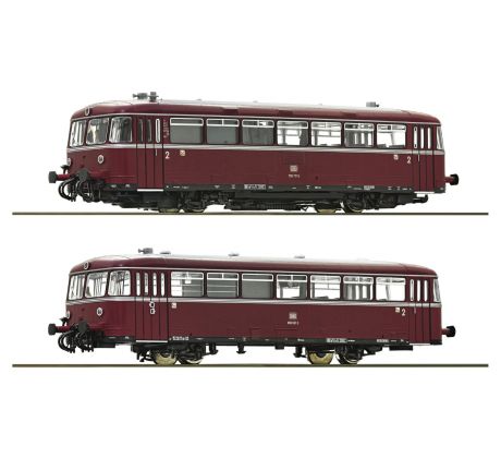 52635 - Souprava motorového vozu řady 798 a řídicího vozu řady 998 DB, DCC, zvuk