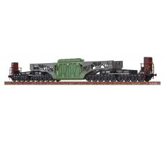 51272 - 16. nápravový těžký hlubinový vůz SSt125 DRG s transformátorem „RWE“