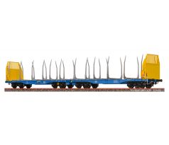 50803 - Dvojdílný přepravní vůz na dřevo Sggmrrs 90' Smart Gigawood A-IF InnoFreight