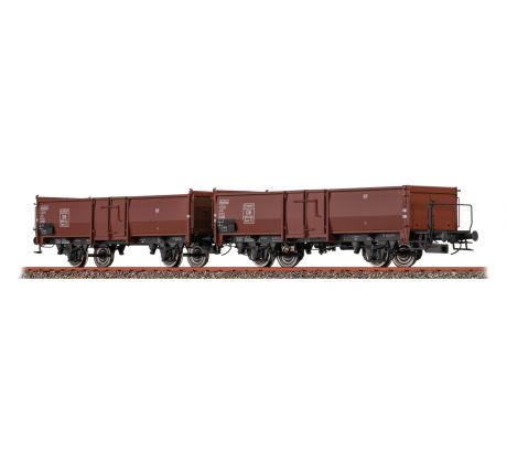 48639 - Set otevřených nákladních vozů řady Omm52 DB