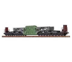 51276 - 18. nápravový těžký hlubinový vůz SSt125 DB s transformátorem „RWE”