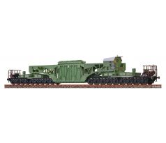 51278 - 18. nápravový těžký hlubinový vůz Uaai 672.9 DB s transformátorem "RWE"