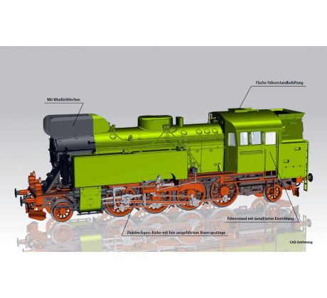 50762 - Parní lokomotiva TKt48 PKP, DCC, zvuk